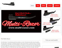 Tablet Screenshot of multi-razor.com